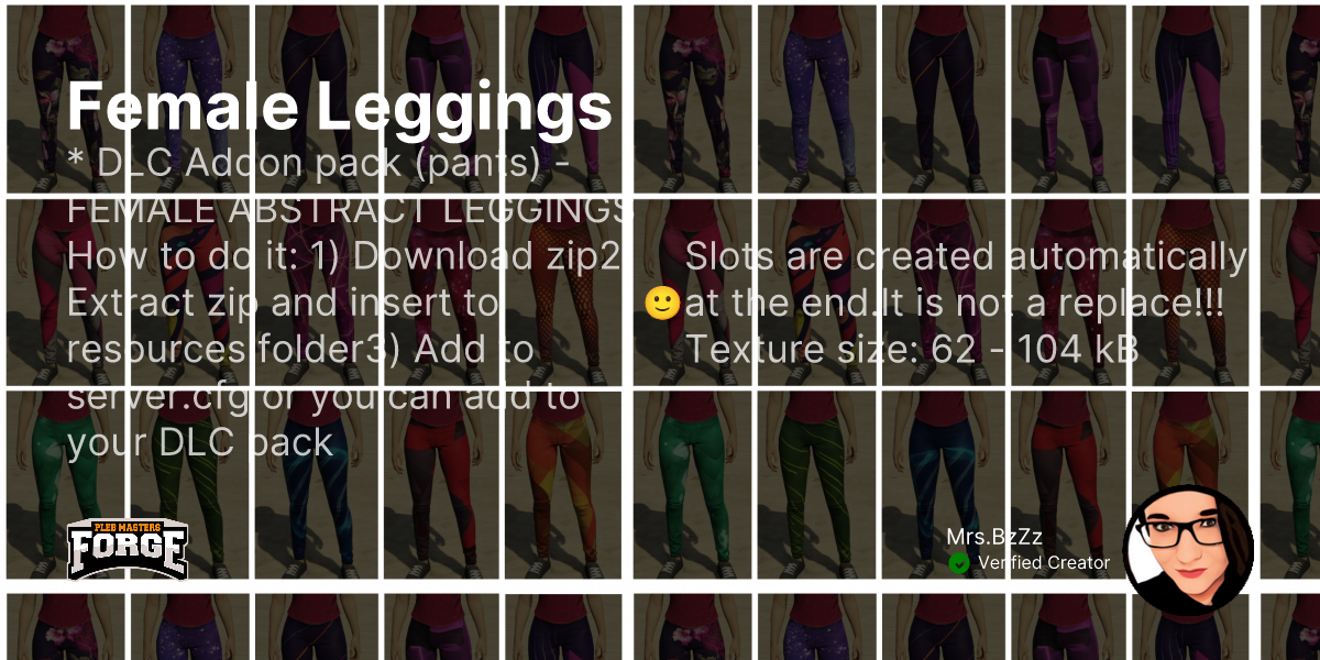 Pleb Masters: Forge Hub - Female Leggings