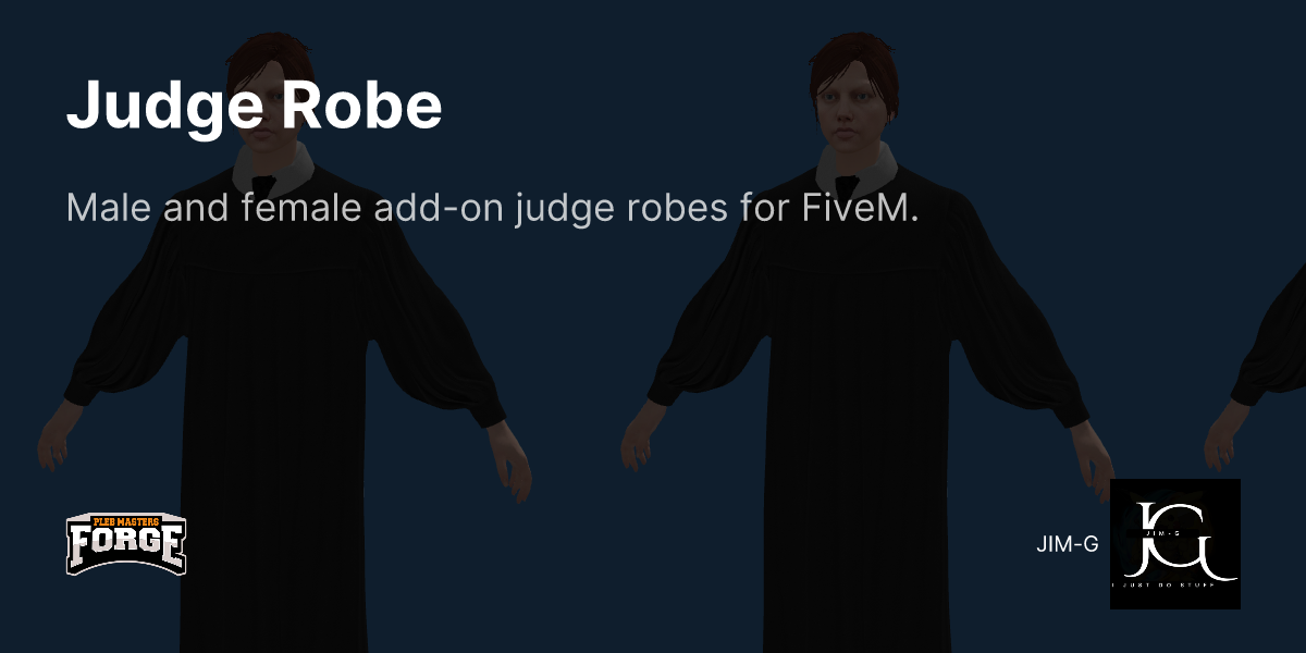 Pleb Masters: Forge Hub - Judge Robe