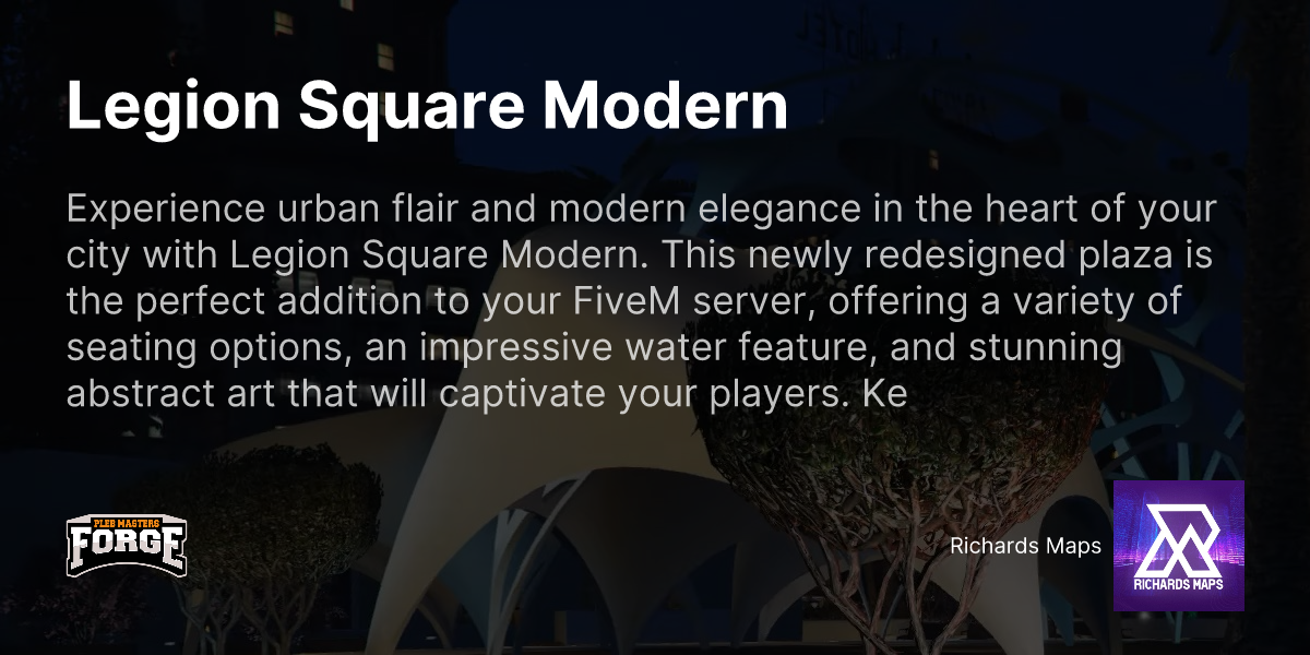 Pleb Masters: Forge Hub - Legion Square Modern